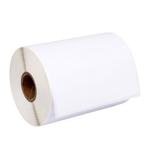 4 Rolls 350 WHITE FREEZER Labels per Roll, Zebra Rollo Compatible 4 x 4 Labels