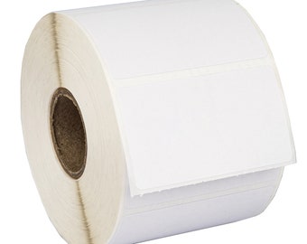 10 Rolls 1,000 WHITE FREEZER Labels per Roll, Zebra Rollo Compatible 2.25 x 1.25 Labels