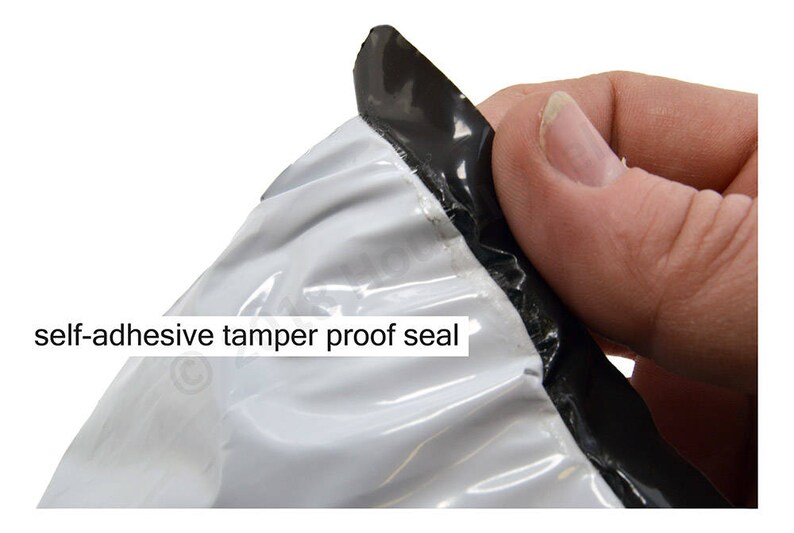 100 bags 14.5X19 #6 Houselabels 2.35 Mil thick Self Seal Waterproof Envelope Shipping Bags White Poly Mailers