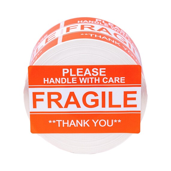 Hylabelest 2x3 Inch Do Not Drop Thank You Fragile Stickers Handle With Care Shipping Warning Labels 2 3 Inch