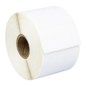 1 Roll 1,300 WHITE FREEZER Labels per Roll, Zebra Rollo Compatible 2 x 1 Labels