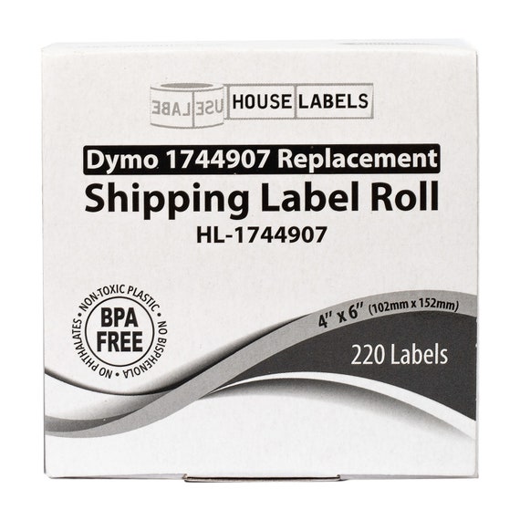 6 Rolls Direct Thermal Mailing Labels 1744907 4x6 Compatible for Dymo 4XL