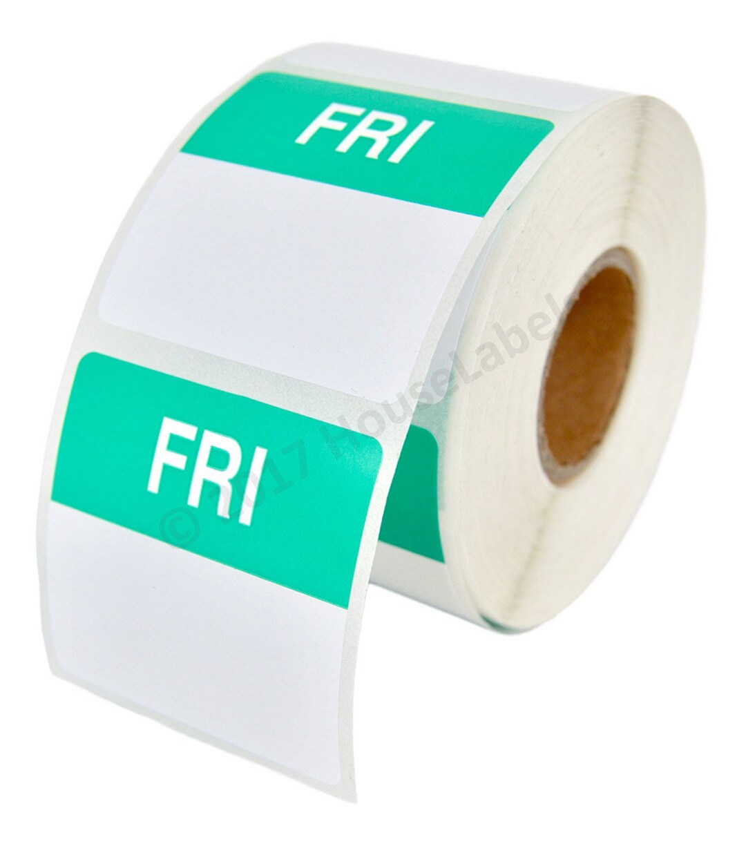 FRIDAY Day of the Week Labels / Stickers (40mm X 40mm, 1.5