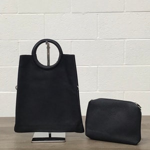 Real Leather Grab Bag Personalised image 3