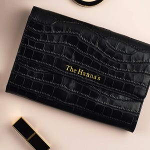 Cartera de viaje familiar: regalo vegano personalizado