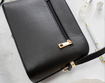 Personalised Leather Cross Body Bag EX-DISPLAY SALE