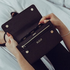 Personalisierte Reisebrieftasche mit Geheime Botschaft