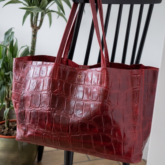 Buy Red Crocodile Bag Online In India -  India