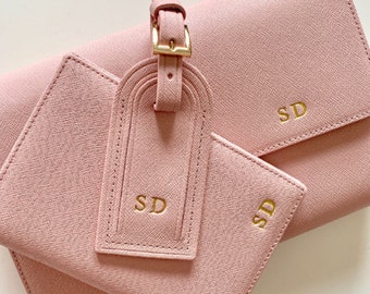 Luxury Travel Wallet Gift Set - Personalised