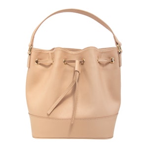 Leather Bucket Bag Personalised Mother's Day Gift image 3