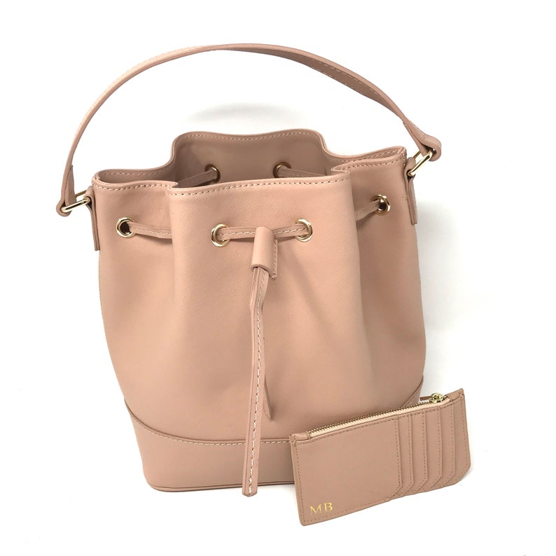 Leather Bucket Bag Personalised Mother's Day Gift image 4