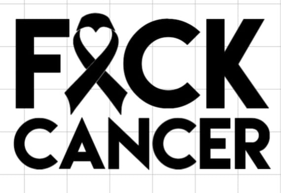 Kanker Sticker Cancer Stickers Big 'F*ck Cancer' Car Sticker Decal - 1200mm Wide For ...