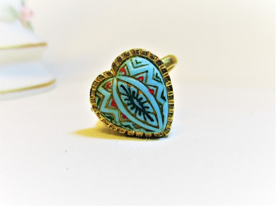 Adjustable Heart Ring
