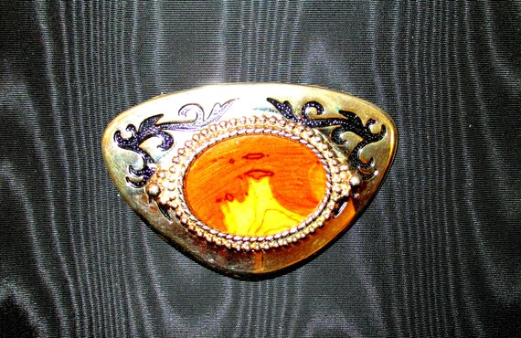 Silvertone Belt Buckle - image 3