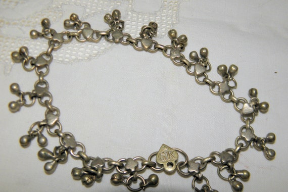 Vintage Handmade Silver Rajasthan Tribal Bracelet