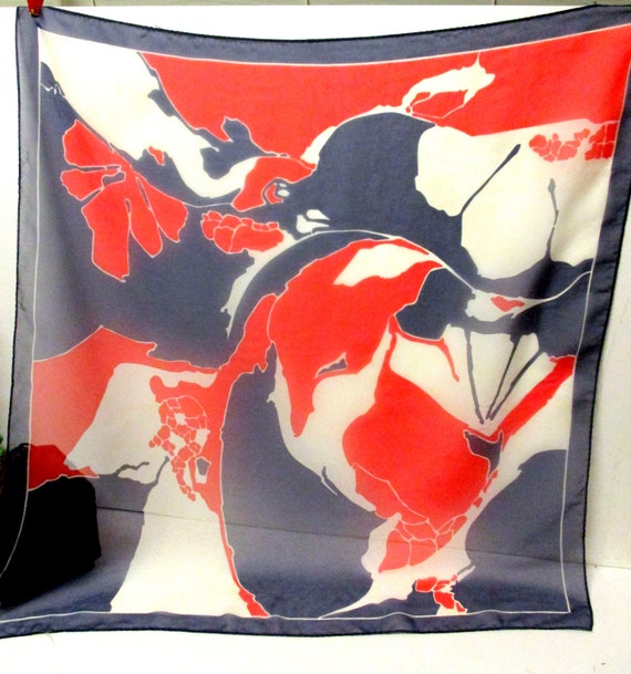 Red, White & Blue Opaque Scarf