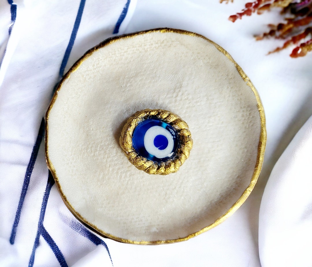 Evil Eye Ring Dish Evil Eye Dish Trinket Dish Catch All Etsy