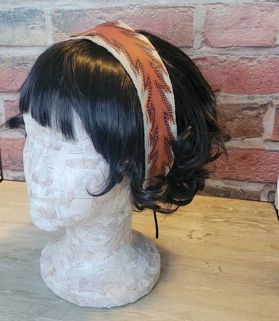 Leather Headband, Boho Headband, Hair Accessory for Curly  display picture 3