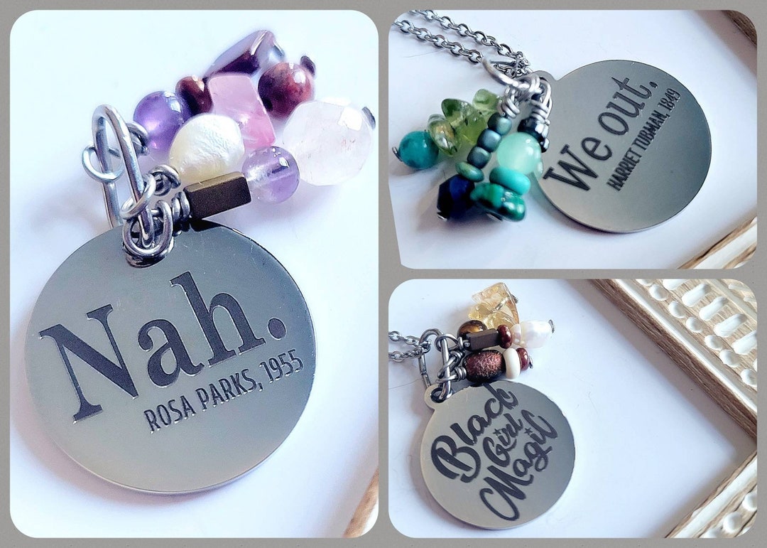 Black Girl Magic Necklace for Daughter, Gift for Niece