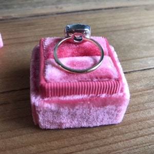 Georgian Victorian Style Engagement Ring With East / West Elongated ...