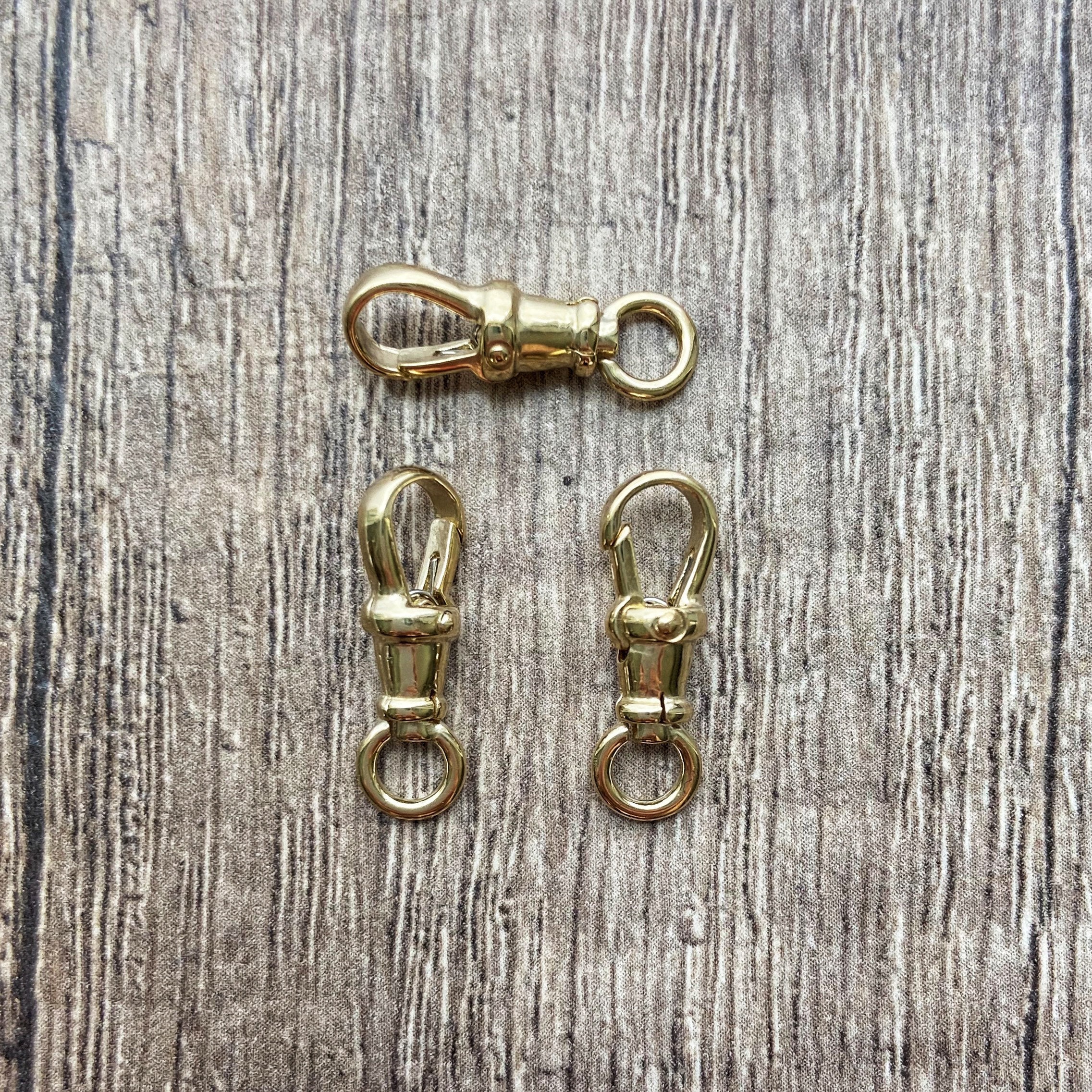 14K Yellow Gold Dog Clip Watch Swivel Clasp New - Etsy