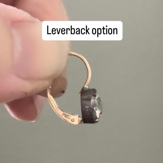 Hidden Hook Back Clasp for Drop Earring Closure/ Charm Holder