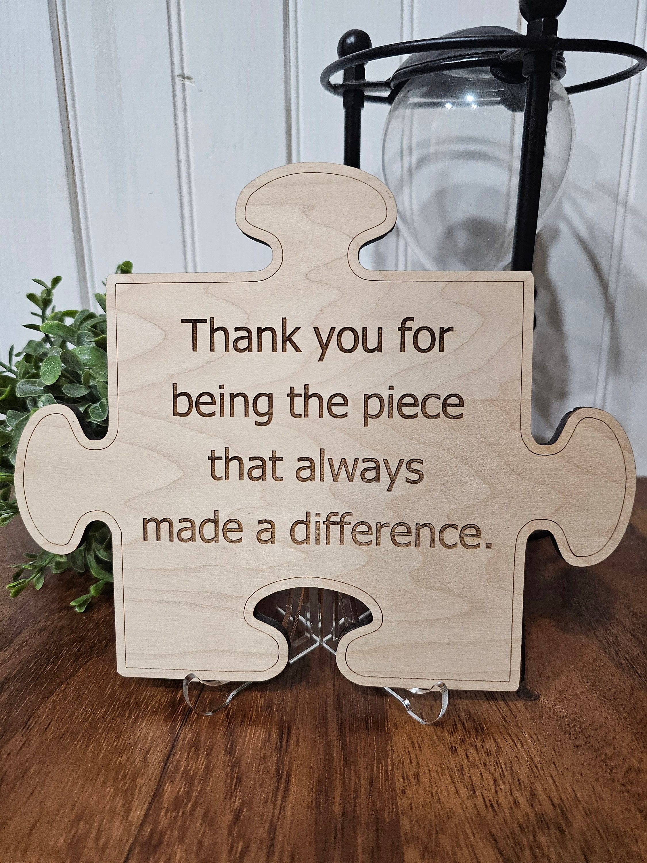 Puzzle Piece Decor, Gift for Employee Appreciation, Client Gift ...