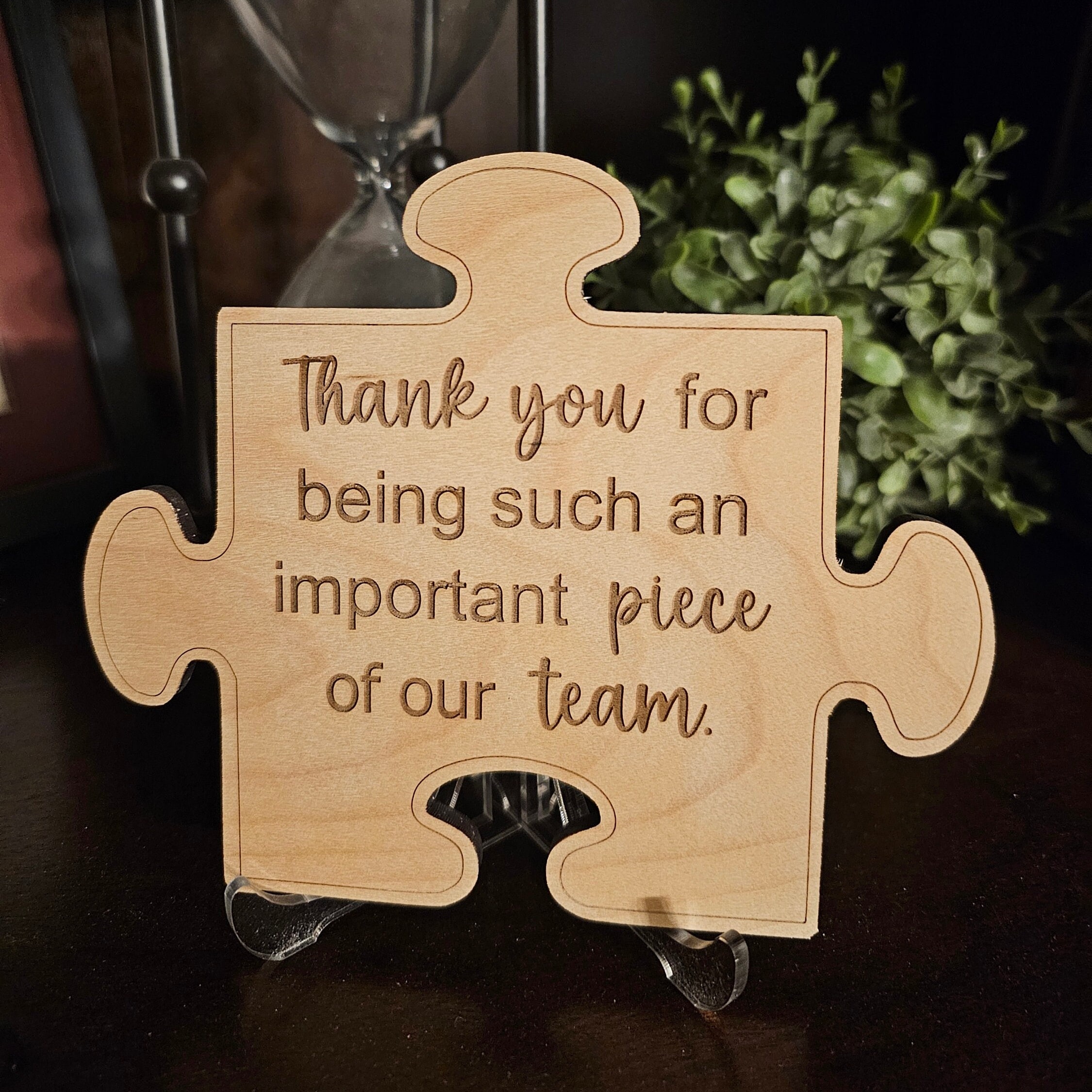 Puzzle Piece Decor, Gift for Employee Appreciation, Client Gift ...