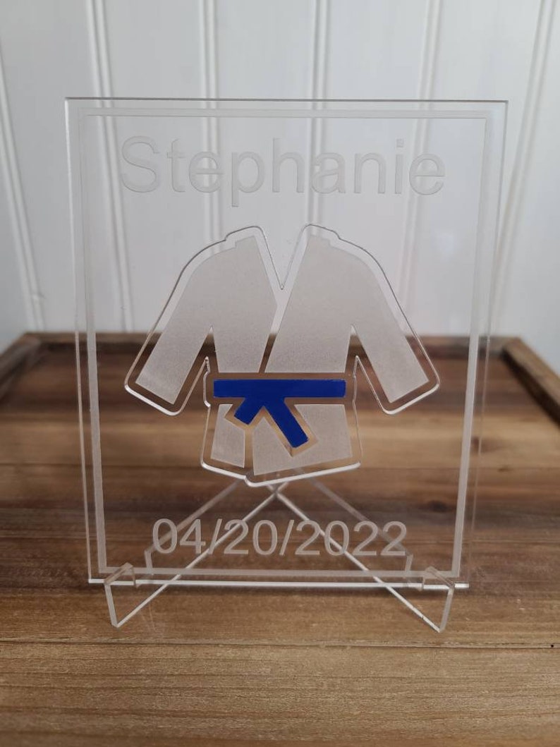 Karate Gift Personalized Karate Plaque Martial Arts Plaque Etsy