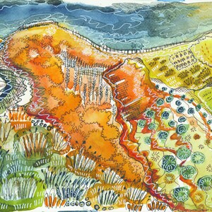Original art/ original watercolour art/ original landscape art/ original nature art/ Shropshire art