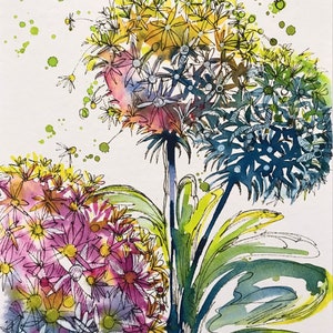 A4 Print/ Print/ Wall Art/ Art Print/ Wall Art Print/ Botanical Art/ Floral Art/ Nature Art