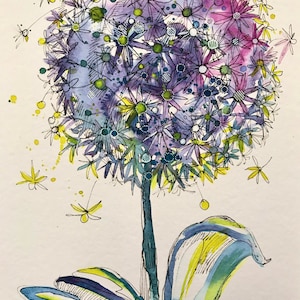 A4 Print/ Print/ Wall Art/ Wall Art Print/ Floral Art/ Flower Art/ Botanical Art