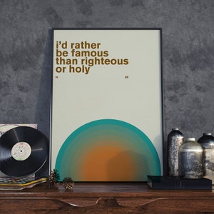 Morrissey Quote Poster Print, Minimal Art, Home Decor, The Smiths Art, Music Wall Art, Typography Print