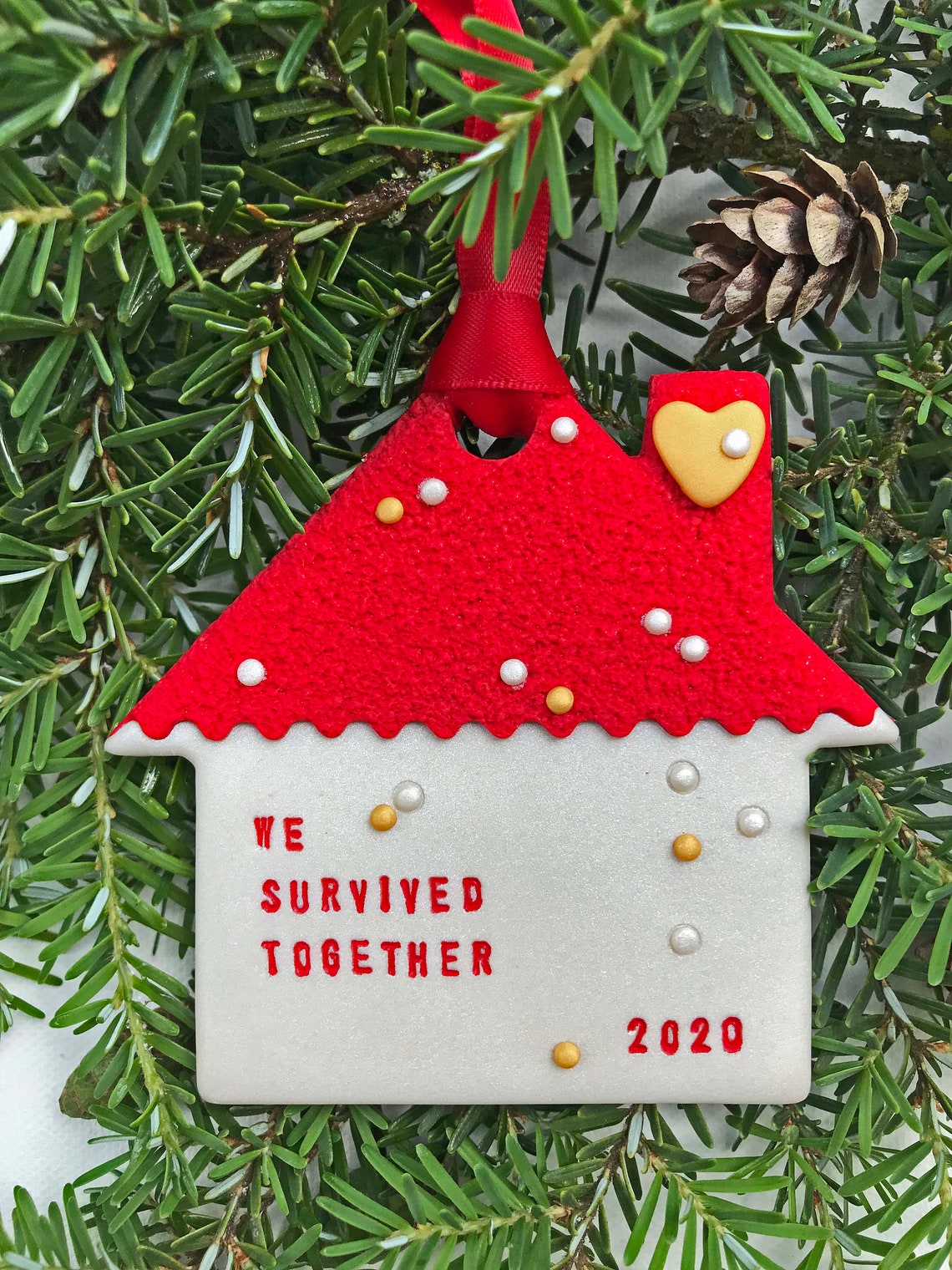 2020 Christmas Family Ornament Isolation Quarantine Gift Etsy