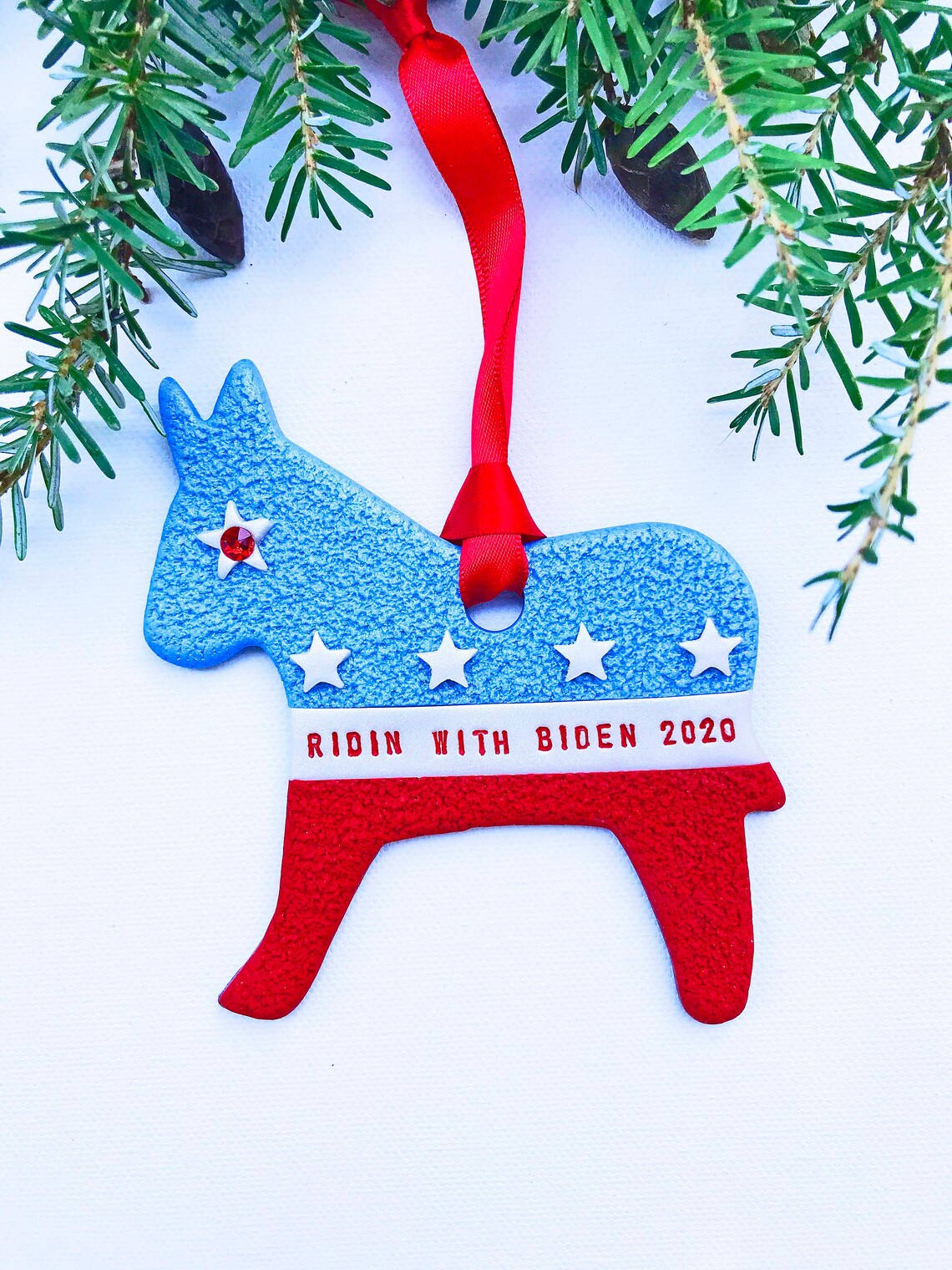 Democrat Christmas Ornament 