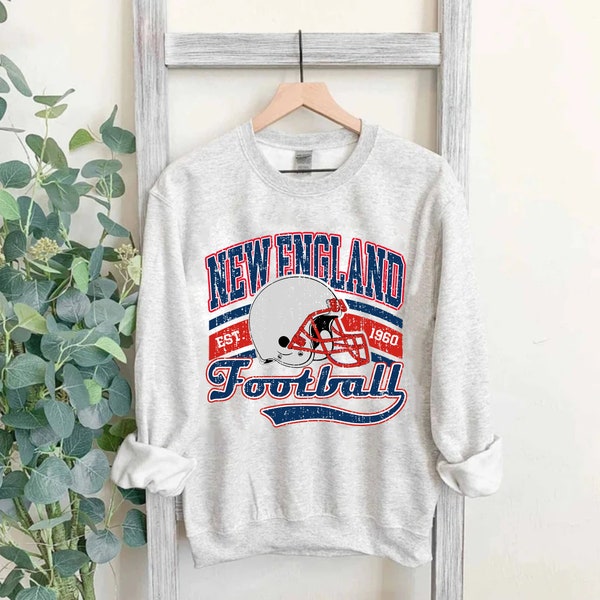 New England Football EST 1960 Png, New England 1960 Png, England City Png, New England Football Team Png, Retro American Football Png