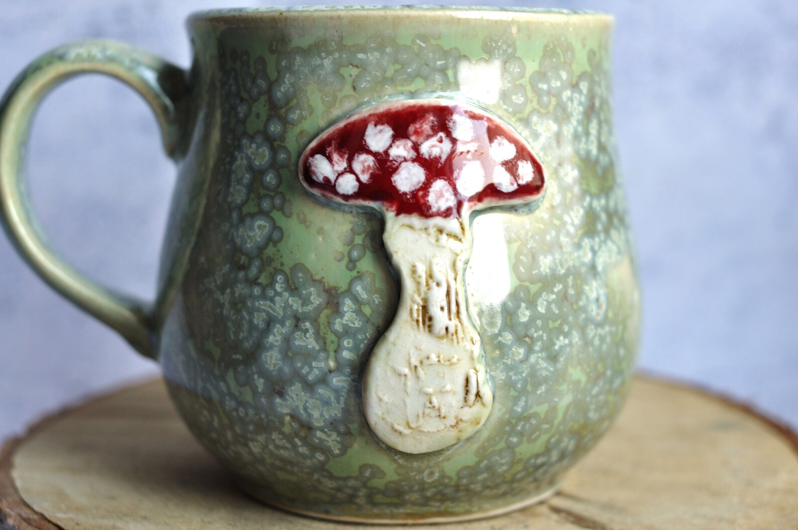 Amanita mushroom mug 250ml handmade ceramic tea cup 8oz Etsy