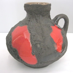 Jarrón de lava gruesa Marei de mediados de siglo