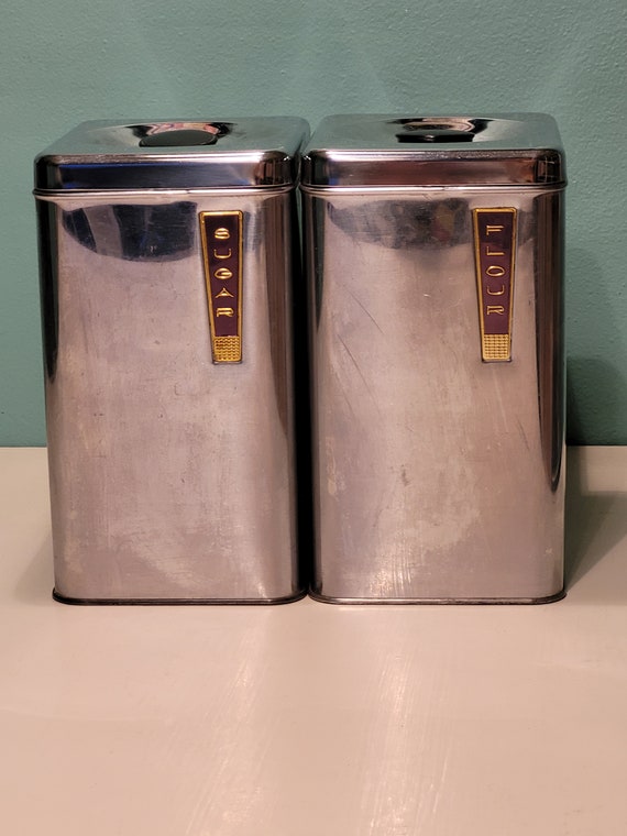 Lincoln Beautyware Polished Chrome Canister Set Brooklyn NY
