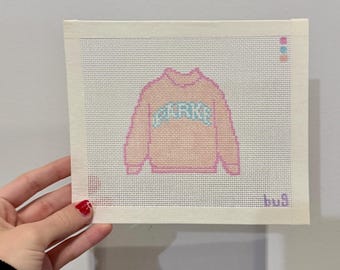 Sprinkle Mockneck Needlepoint Canvas