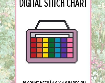 AAC Device Digital Needlepoint Canvas