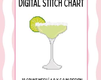 Margarita Digital Needlepoint Canvas