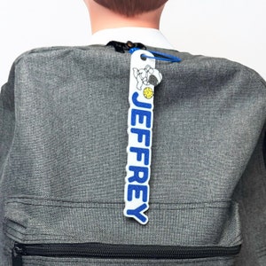 Étiquette personnalisée astronaute, thème spatial, porte-clé personnalisé, étiquettes nominatives pour enfants, étiquettes pour sac à dos, porte-clé boîte à lunch
