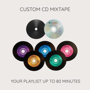 Custom CD Mixtape: Your Personalized Playlist Up to 80 Minutes