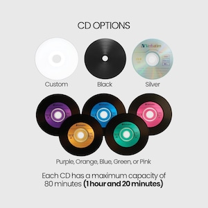 Custom CD Mixtape: Personalized Playlist + Artwork, Up to 80 Minutes of Music