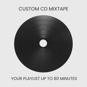 Custom CD Mixtape: Your Personalized Playlist Up to 80 Minutes