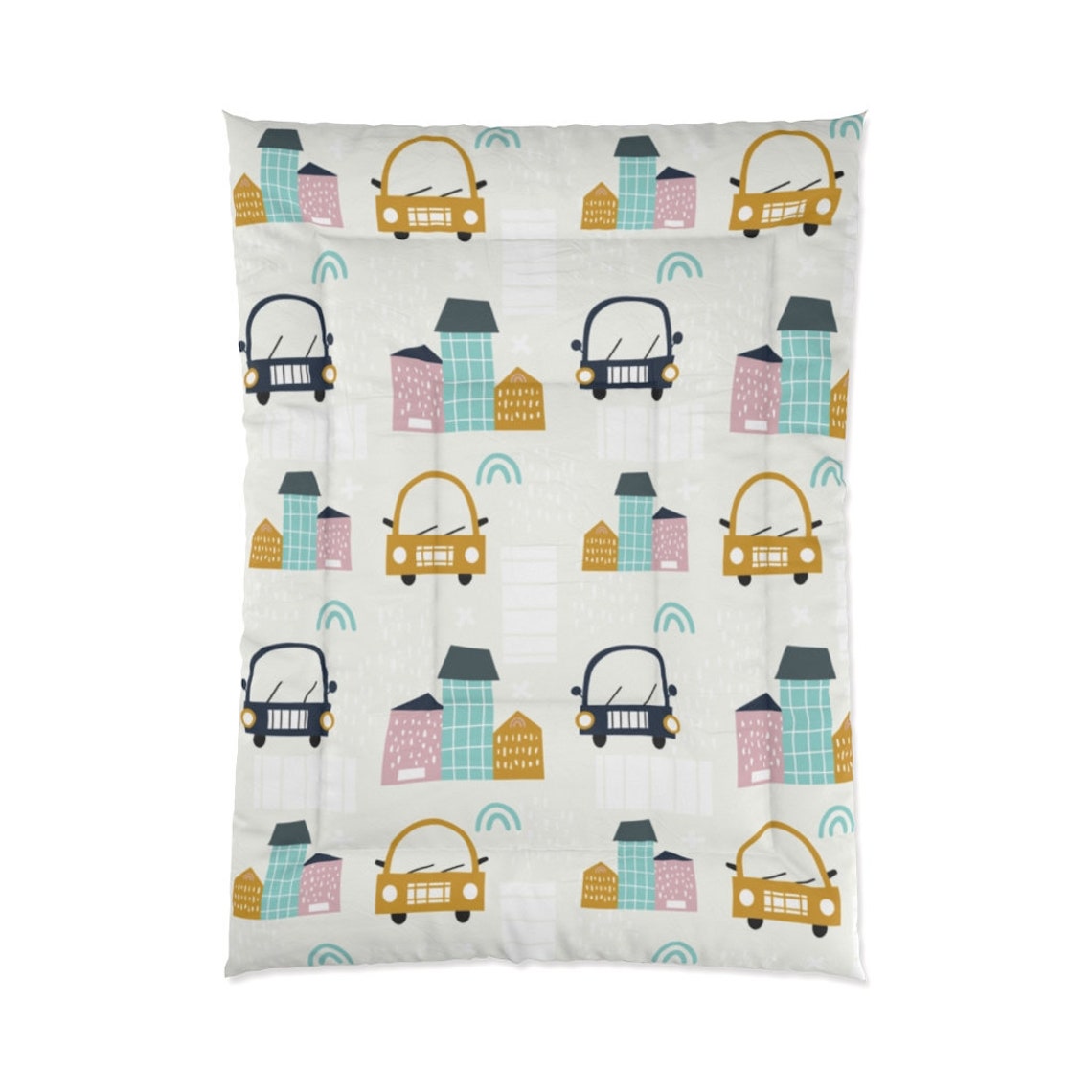 Coches estéticos suaves niños lindo moderno cama comforter | Etsy