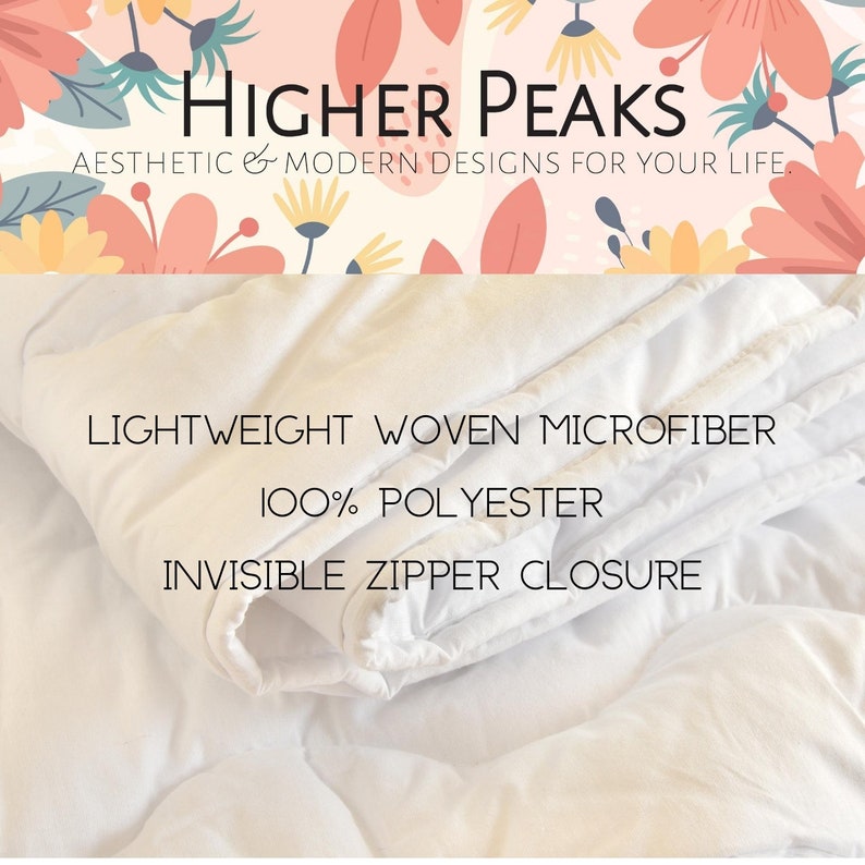 Minimalistischer Bettbezug Queen & Twin Size Tagesdecke | Etsy