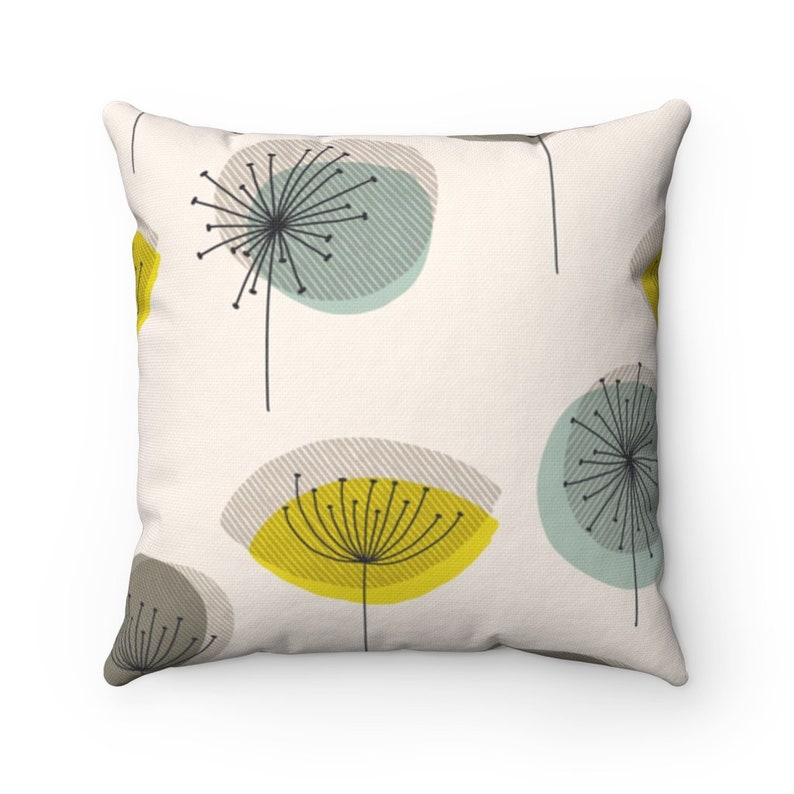 Dandelion Decorative Pillows Aesthetic Throw Pillows With Etsy