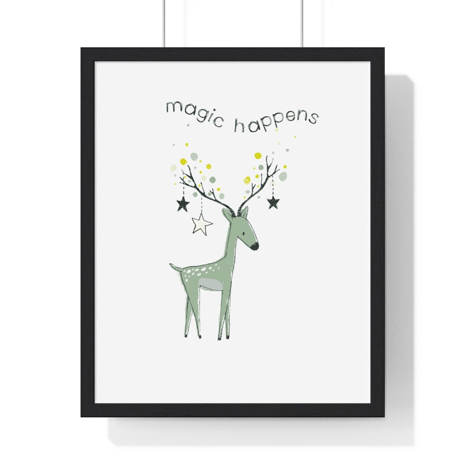 Baby Nursery Framed Art Print Baby Room Art Baby Nursery Etsy